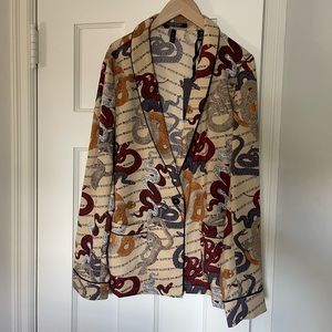 Scotch & Soda | Blush, Snake Blazer - Size Large